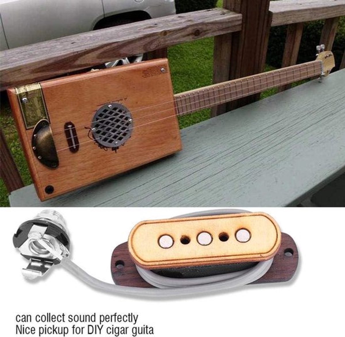 - Pickup Humbucker Gitaar - Snaren - Micro - 3 Snaren - Geschikt voor Elektrische Gitaren - Zwart