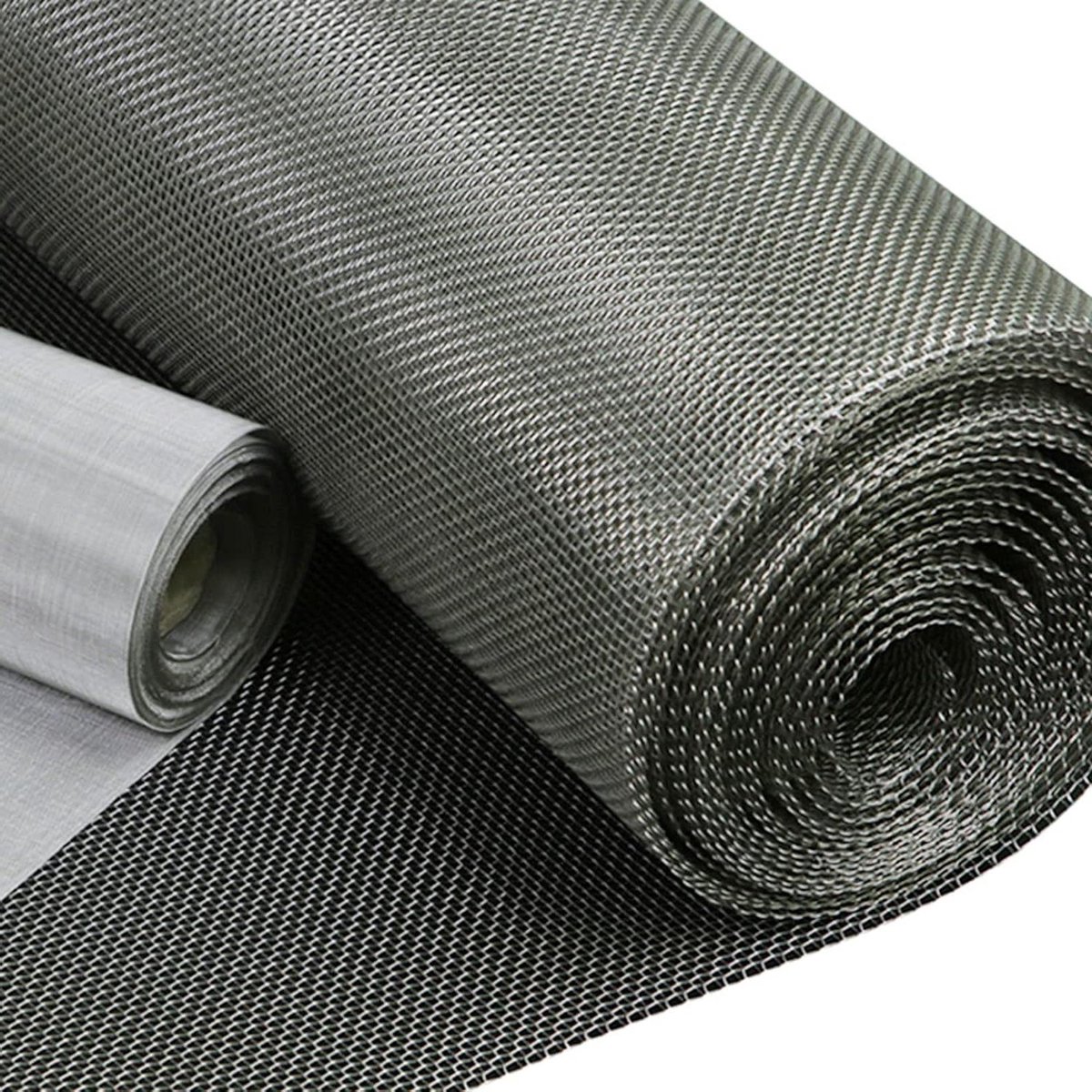 Roestvrij staal gaas - Metalen scherm - Ventilatie en bescherming - 60 mesh fijn gaas - 1x2 meter - Zilver