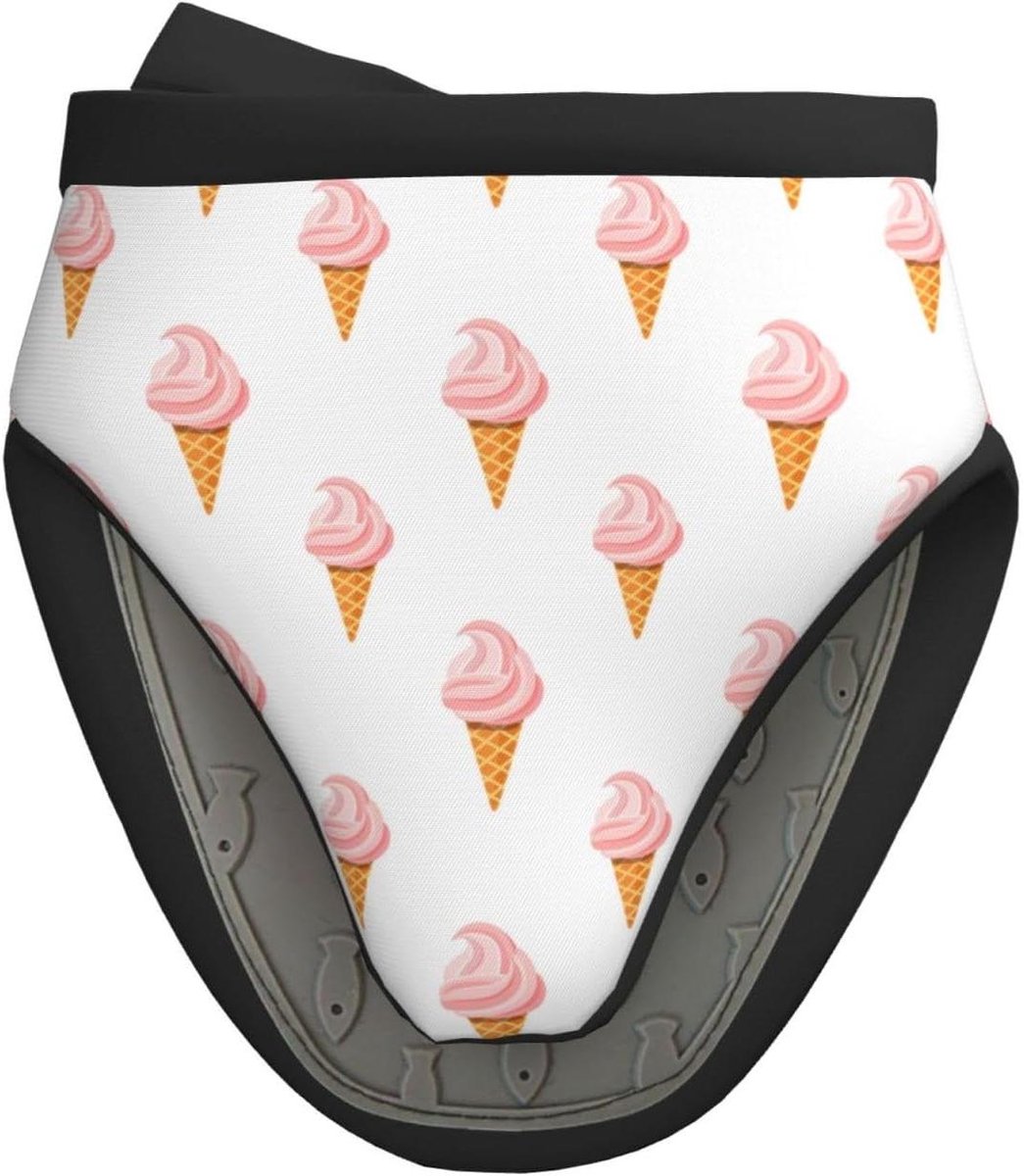 Mini ovenwanten - Keuken knijpers - Veilig koken - Hittebestendig tot 260°C - 27.9 x 17.8 cm - Zwart