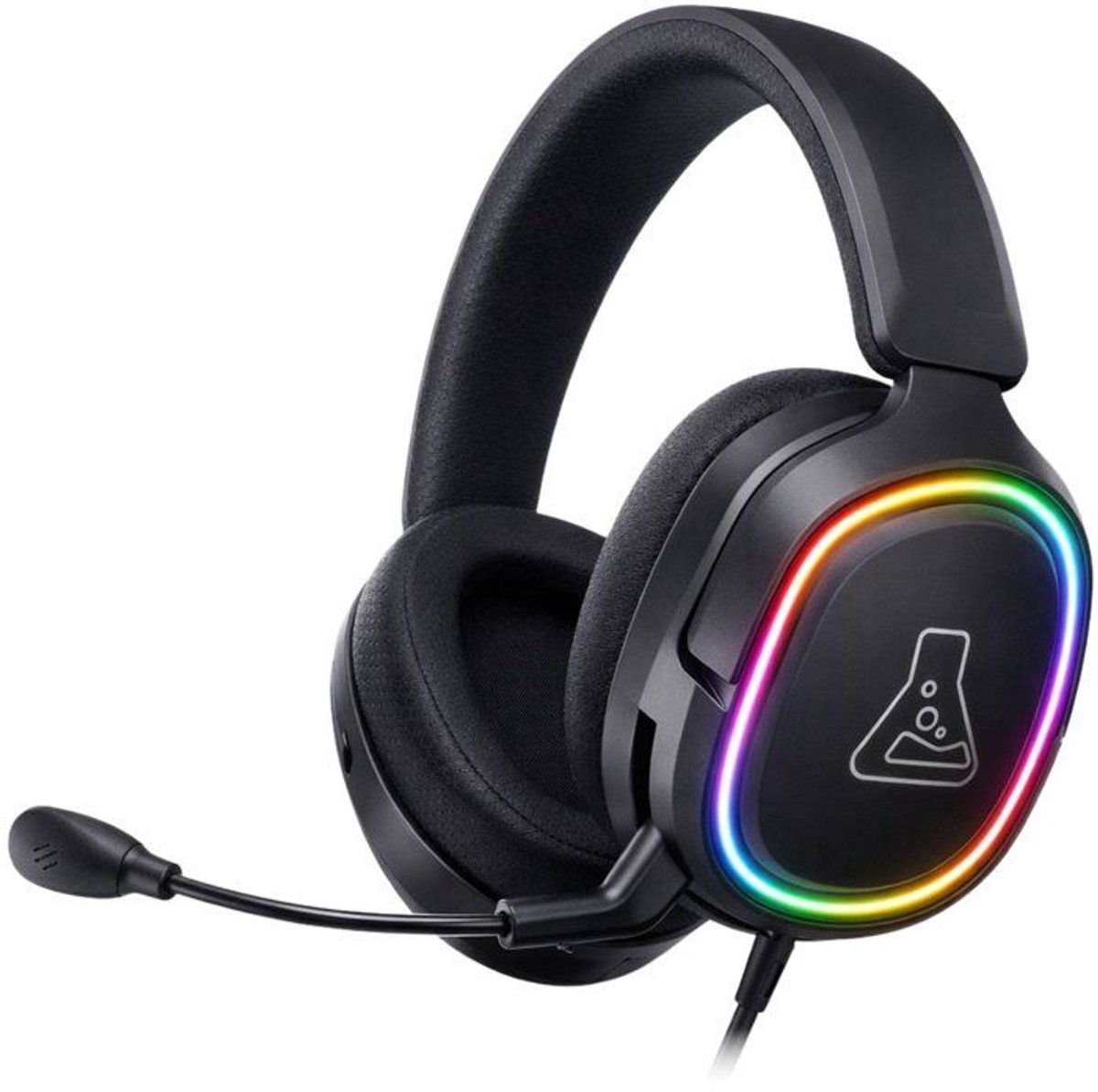 RGB-gamingheadset met snoer - THE G-LAB - KORP MERCURY - Stoffen bekleding - Intrekbare microfoon - Stereo - Alle platforms