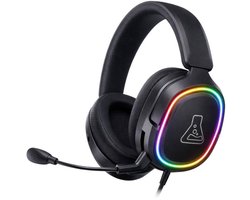 RGB-gamingheadset met snoer - THE G-LAB - KORP MERCURY - Stoffen bekleding - Intrekbare microfoon - Stereo - Alle platforms