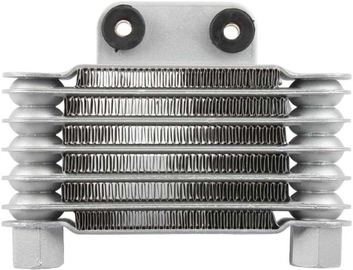 Motorfiets Oliekoeler - Olie Radiator - Motor Koelen - Aluminium Schaal - 50-150cc - Zilverkleurig