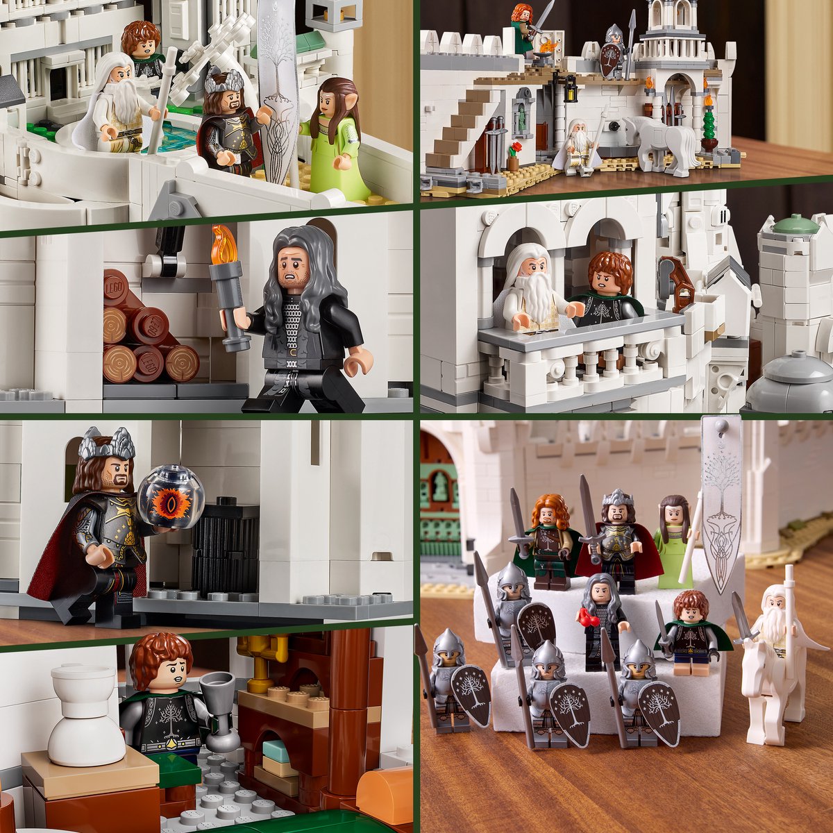 LEGO Icons The Lord of the Rings: Minas Tirith Bouwpakket voor Volwassenen - 11377 – foto 3