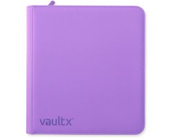Vault X 12-Pocket Exo-Tec® Zip Binder - Verzamelmap - 480 Kaarten/Paars