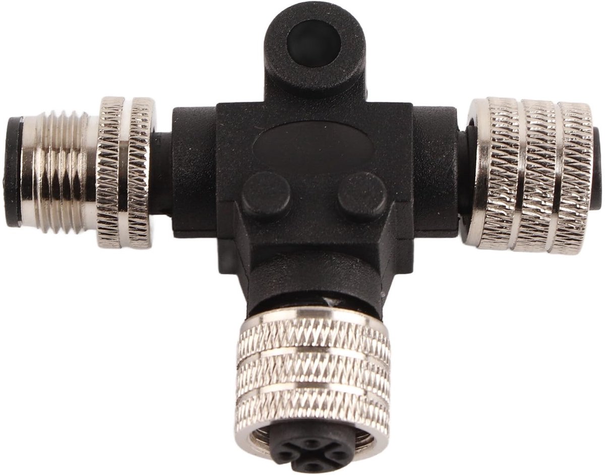 aladdien - T Connector - Universele Tee Adapter - Waterproof - 5 Polige Splitter - IP67 - Verbinding Kabel - Geschikt voor Marine Elektronica