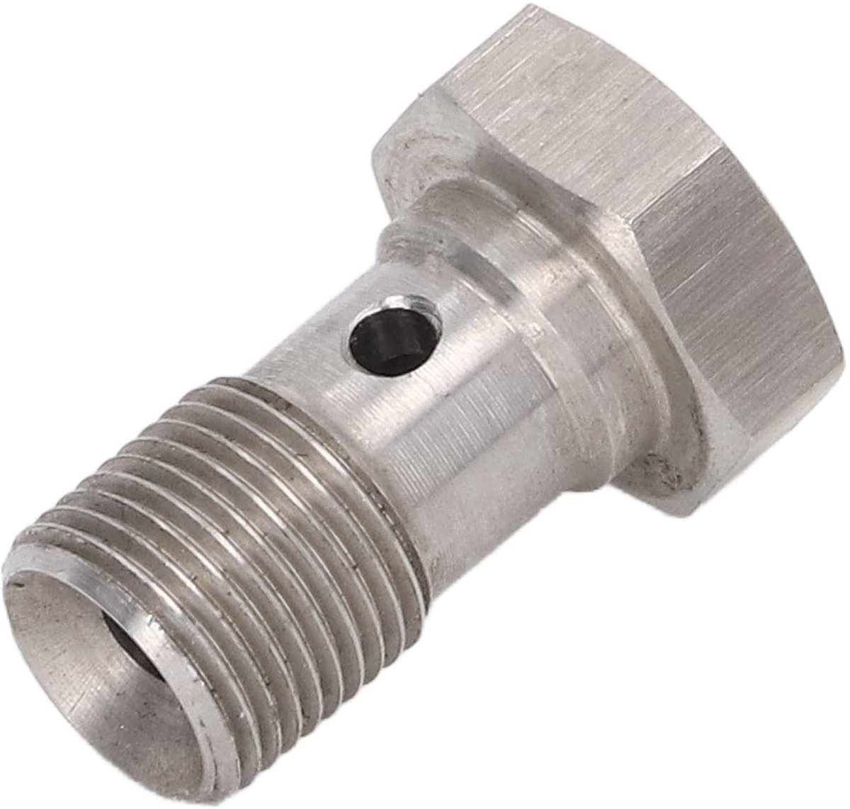 aladdien - M12 Banjobout - Remslang-eindadapter - Gelegeerd staal - Turbo-olietoevoer - Metrische draad - Geschikt voor auto en motor