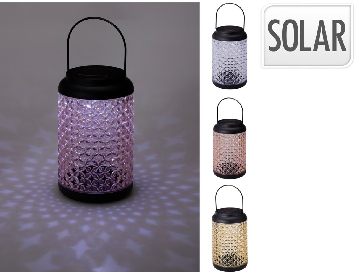 OttoSimon solar lantaarn tuinverlichting 125xh200mm decoratief.