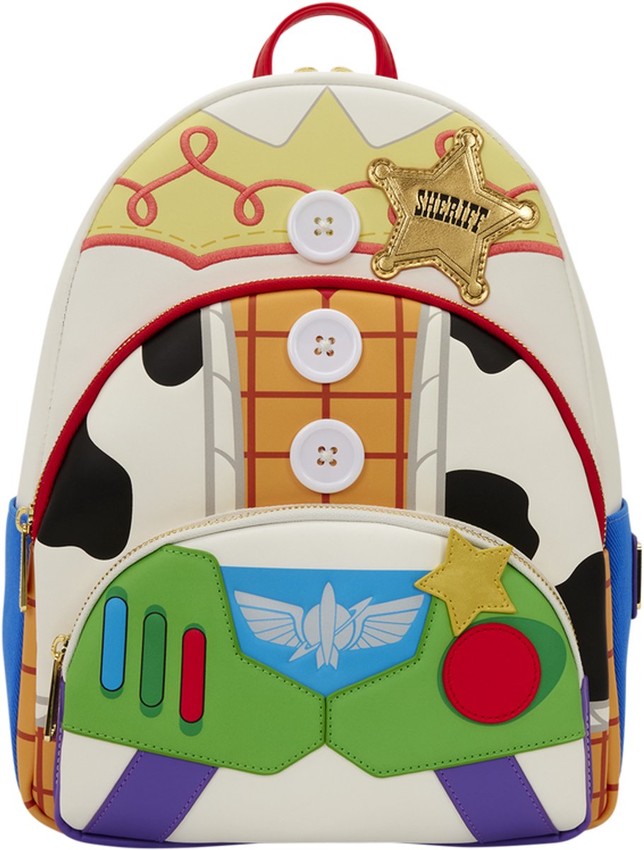 Disney Pixar Loungefly Backpack Toy Story 5 Triple Pocket