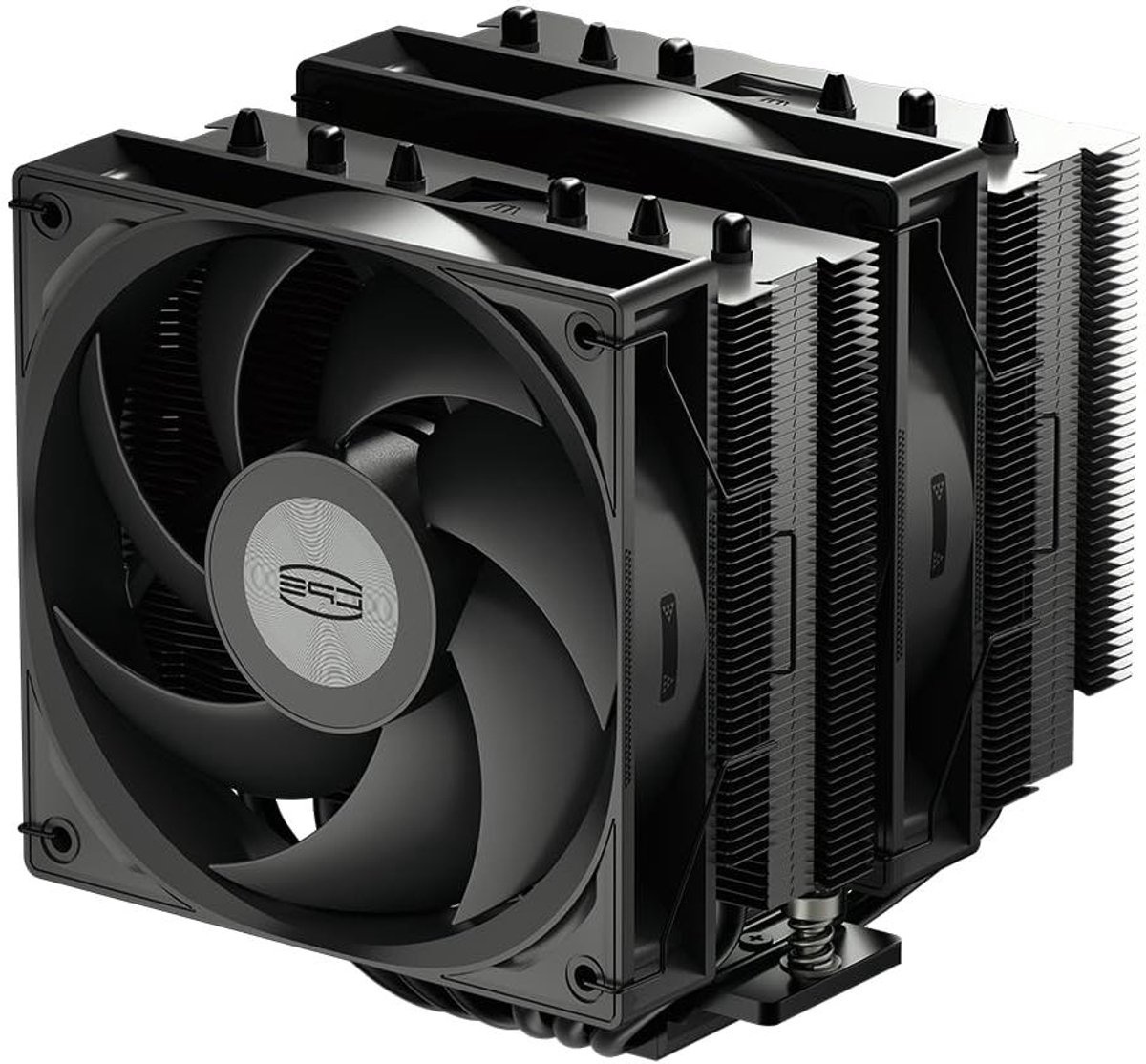 CPU Koeler - Luchtkoeler - Computer Onderdelen - 6 Heatpipes - 12 Volt - Zwart
