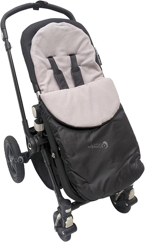Voetenzak - Kinderwagen deken - Baby comfort - Uitritsbaar tot stoelvoering - 46 x 40 cm - Grijs — afbeelding 5