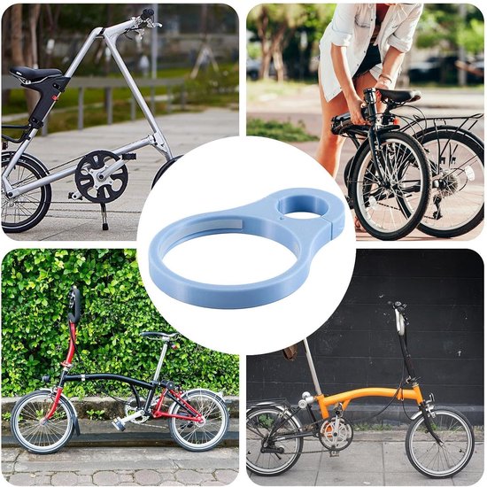 Fietsbekerhouder Stuur - Flessenhouder Fiets - Buiten Fietsen - Flexibele Montage - 19 x 13 x 1 cm - Saffier — afbeelding 5