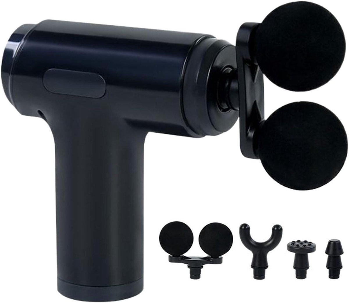 Spier Massager - Elektrisch Apparaat - Herstel Na Training - Geluidsarme Werking - 21 cm Lengte - Zwart