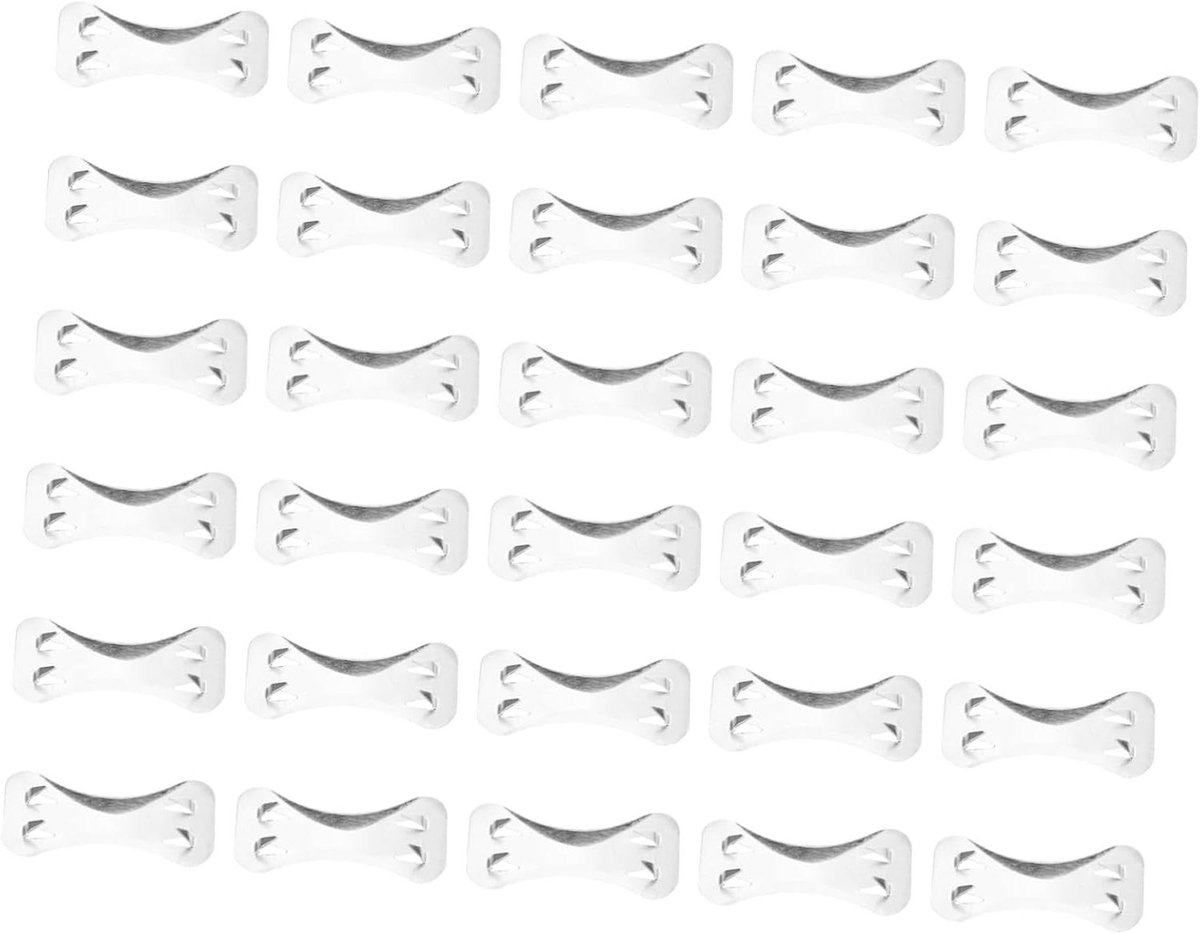 Verbandclips - Fixatieclips - Wondverzorging - Aluminium Legering - 50 Stuks - Zilver
