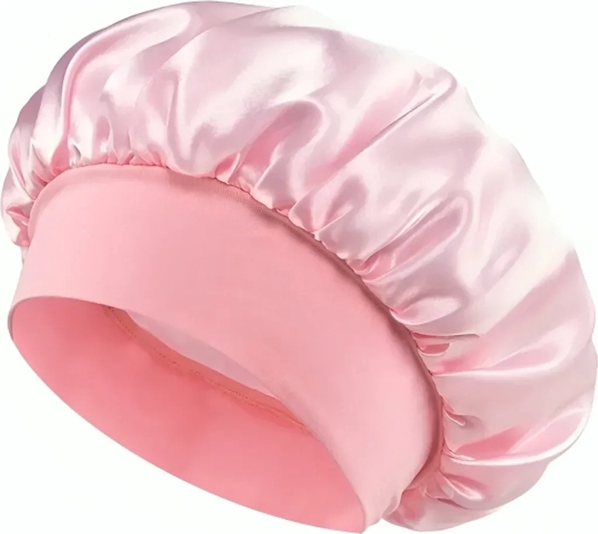 Satijnen nachtmuts – 1 stuk – Nachtmuts – Satijnen hoed – Haarnetje – 1 stuk – Roze