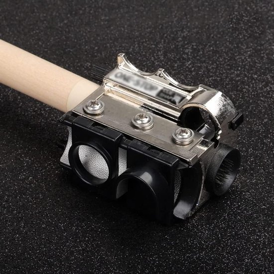 Keu Tip Reparatie - Biljart Tool - Onderhoud Keu - Alles in 1 Functies - 9.3-14mm - Zilver — afbeelding 3