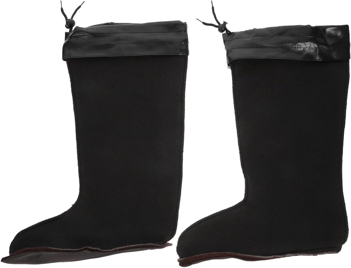 Laars Voering - Warme Sokken - Winterse Warmte - Extra Dik - 30 cm - Zwart