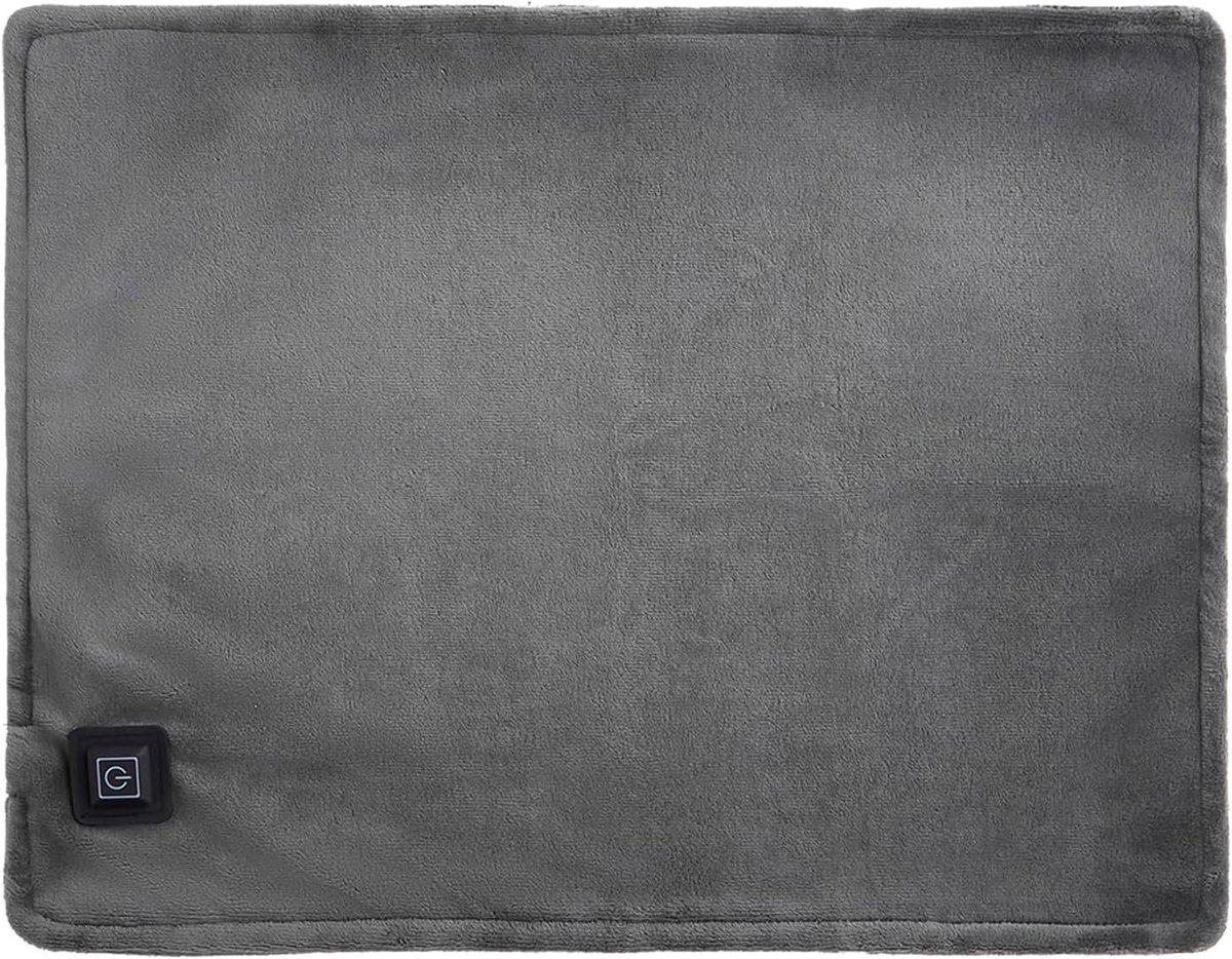 Verwarmde deken - Elektrisch kussen - Ontspanning en comfort - 3 warmtestanden - 45 x 35 cm - Meerkleurig