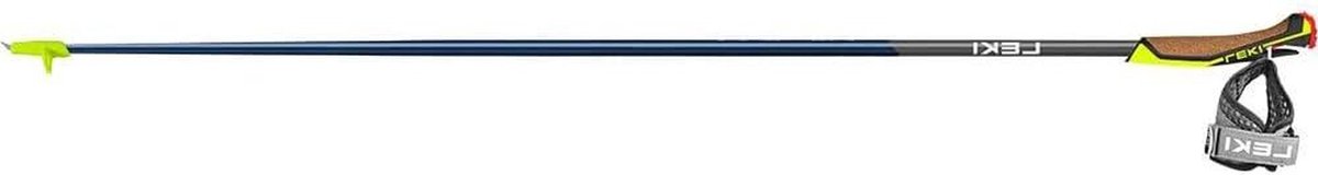 Nordic Walking Stokken - Wandelstokken Set - Effectief Trainen - Lichtgewicht Carbon Shaft - 125 cm - Blauw Geel