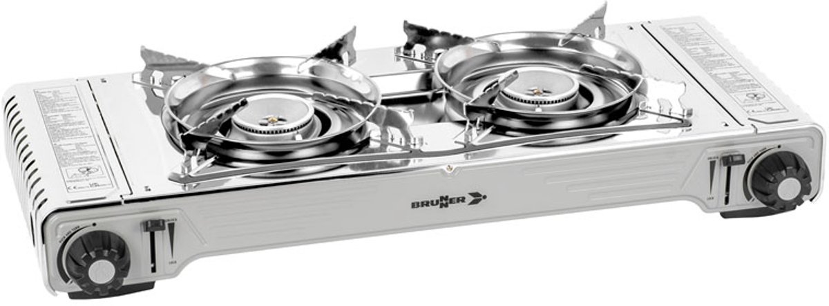 Brunner Devil Double Grill - Gas kooktoestel met grillfunctie