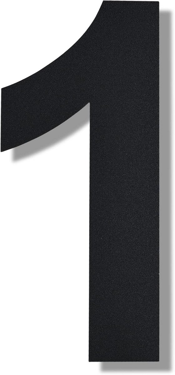 Verlichte Huisnummers Modern 10 Inch Hoog Drijvend Adresnummer Zwart Roestvrij Staal