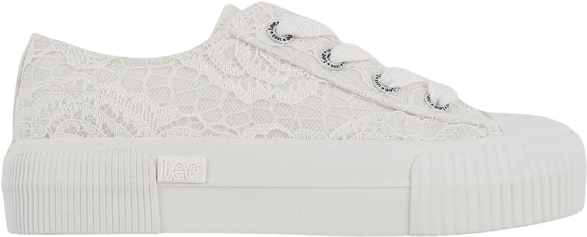 Lee Schoenen Dames Isla Lace Wit