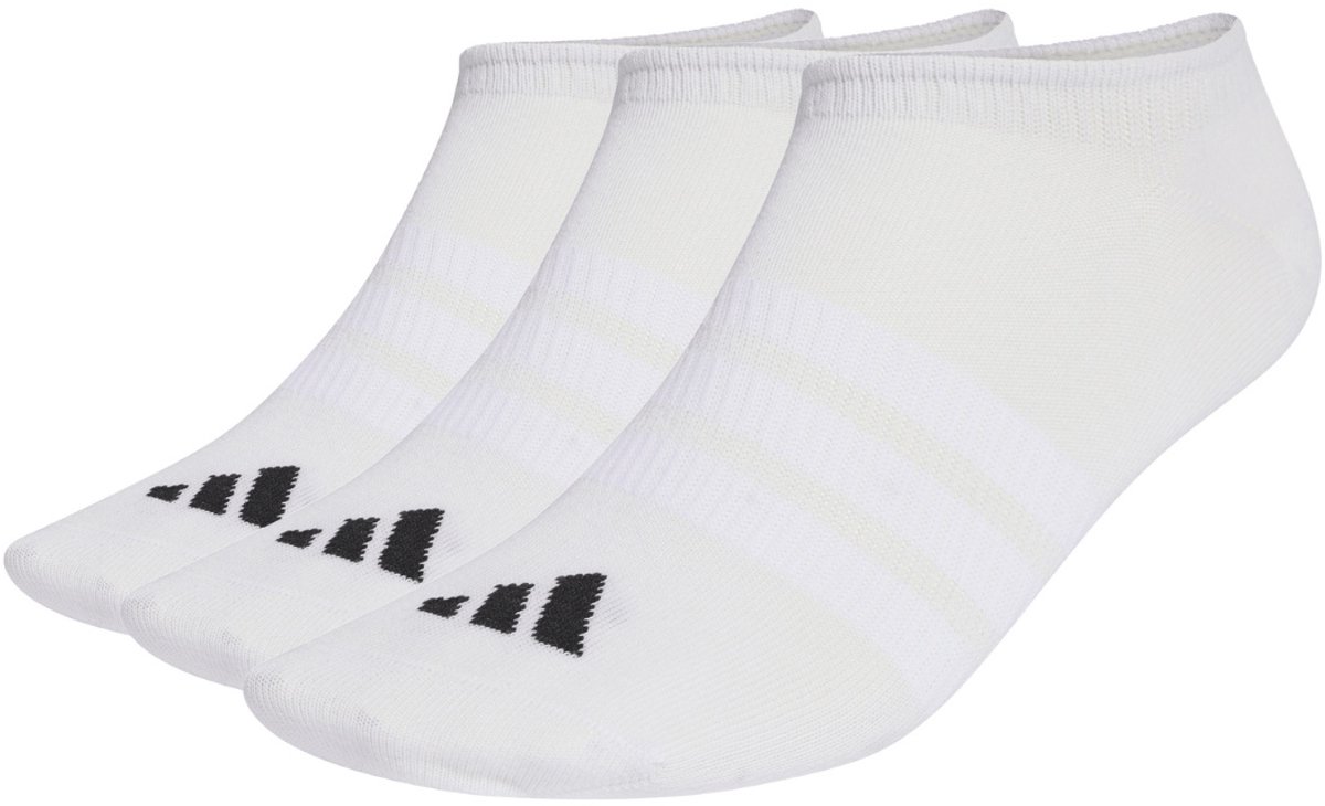adidas Sokken Thin&Light Sportswear No Show 3 pary Wit