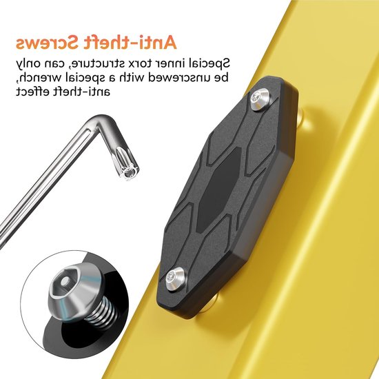 Fiets Houder voor SmartTag2, Verstevigde Waterdichte Fietsaccessoire met Antidiefstalbeveiliging en Veiligheidsschroeven — afbeelding 3