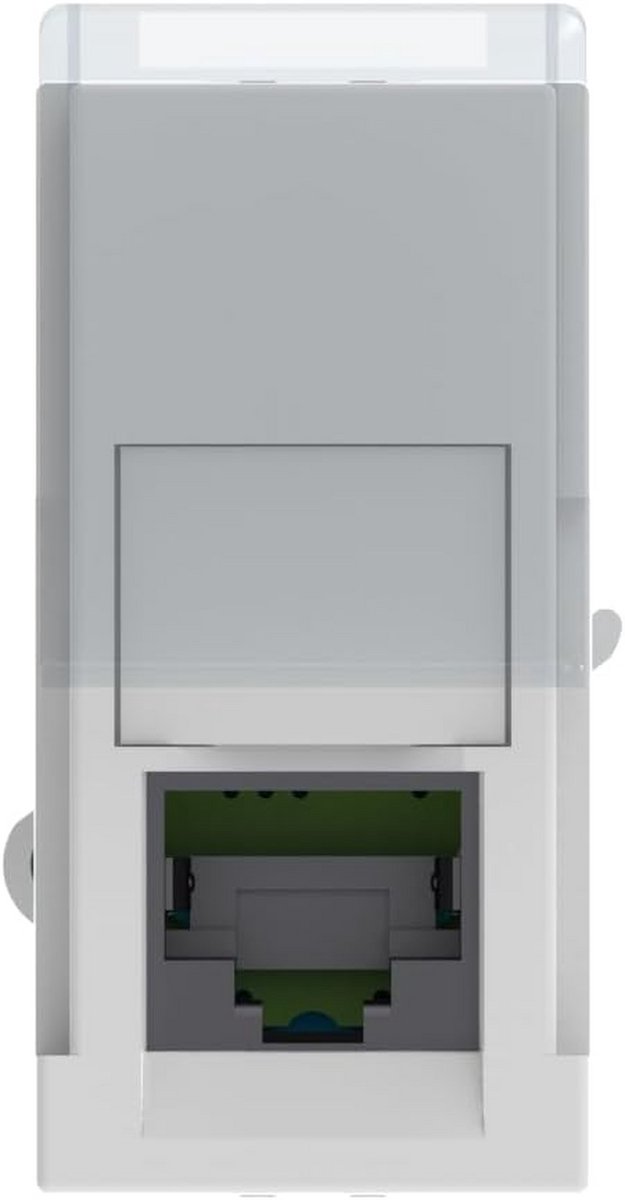 BTICINO MatixGO connection for internet, data and telephony 1 module white SJW4279C6F RJ45 plug category 6 UTP, toolless IDC