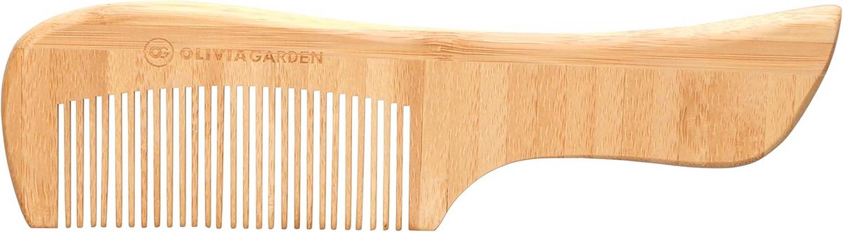 Bamboo Haarkam met Handvat – Eco-vriendelijke Kam voor Fijn Haar