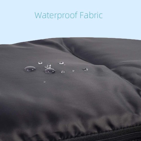 Baby Voetenzak - Kinderwagen zak - Warmte buiten - Waterdichte stof fleece - 92 x 42 cm - Nautisch blauw van Merkloos — afbeelding 2