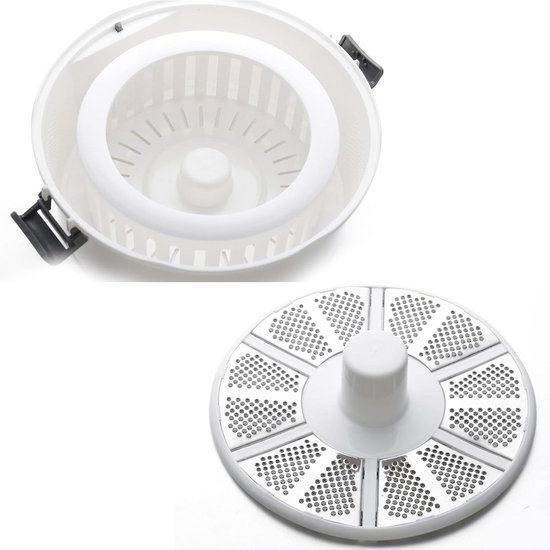Elektrische Aardappelschilmachine - Automatische Schilder - Snel Groenten Schillen - Krachtige 85W Motor - 27x25.5cm - Wit — afbeelding 2