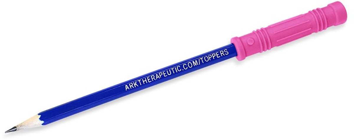 ARK Therapeutic kauwbare potloodtopper speelgoed Bite Saber® Hot Pink.