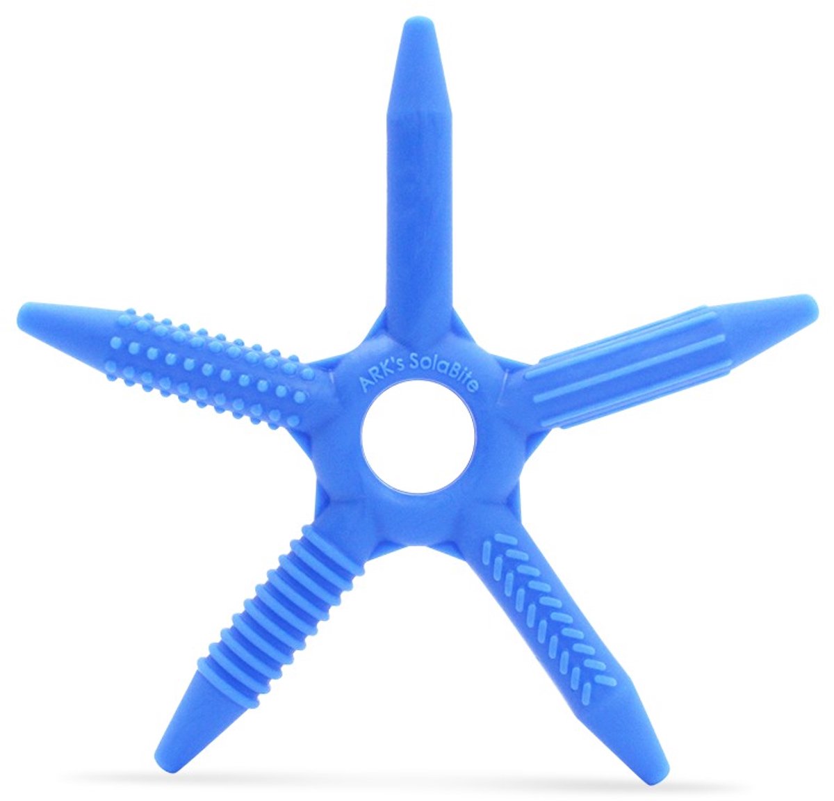 ARK Therapeutic bijtspeelgoed SolaBite vijfpuntig blauw XXT - sensorisch kauwspeelgoed.