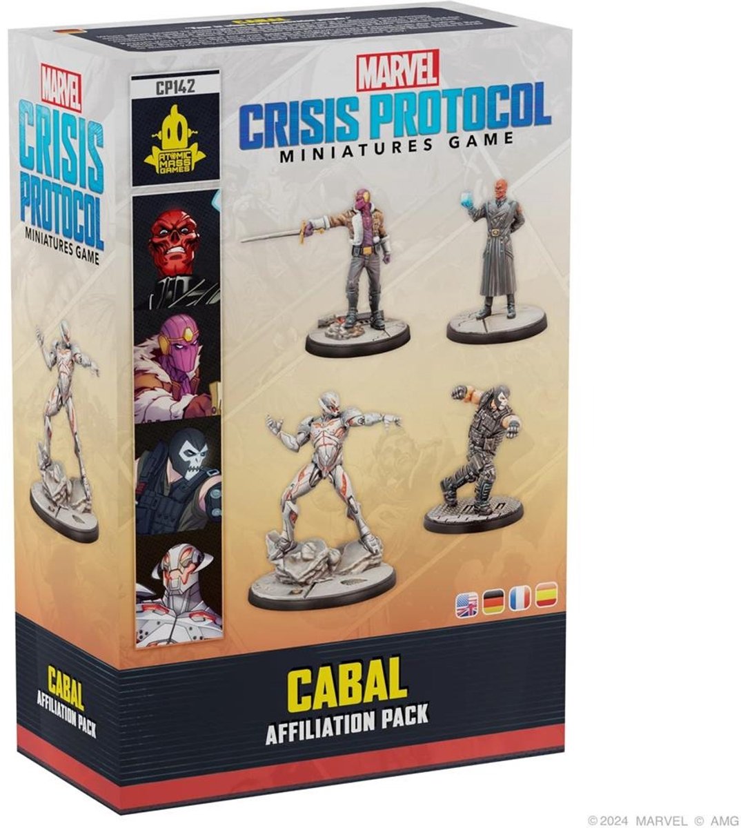 Atomic Mass Games Marvel miniaturen Cabal Affiliation Pack bordspel.