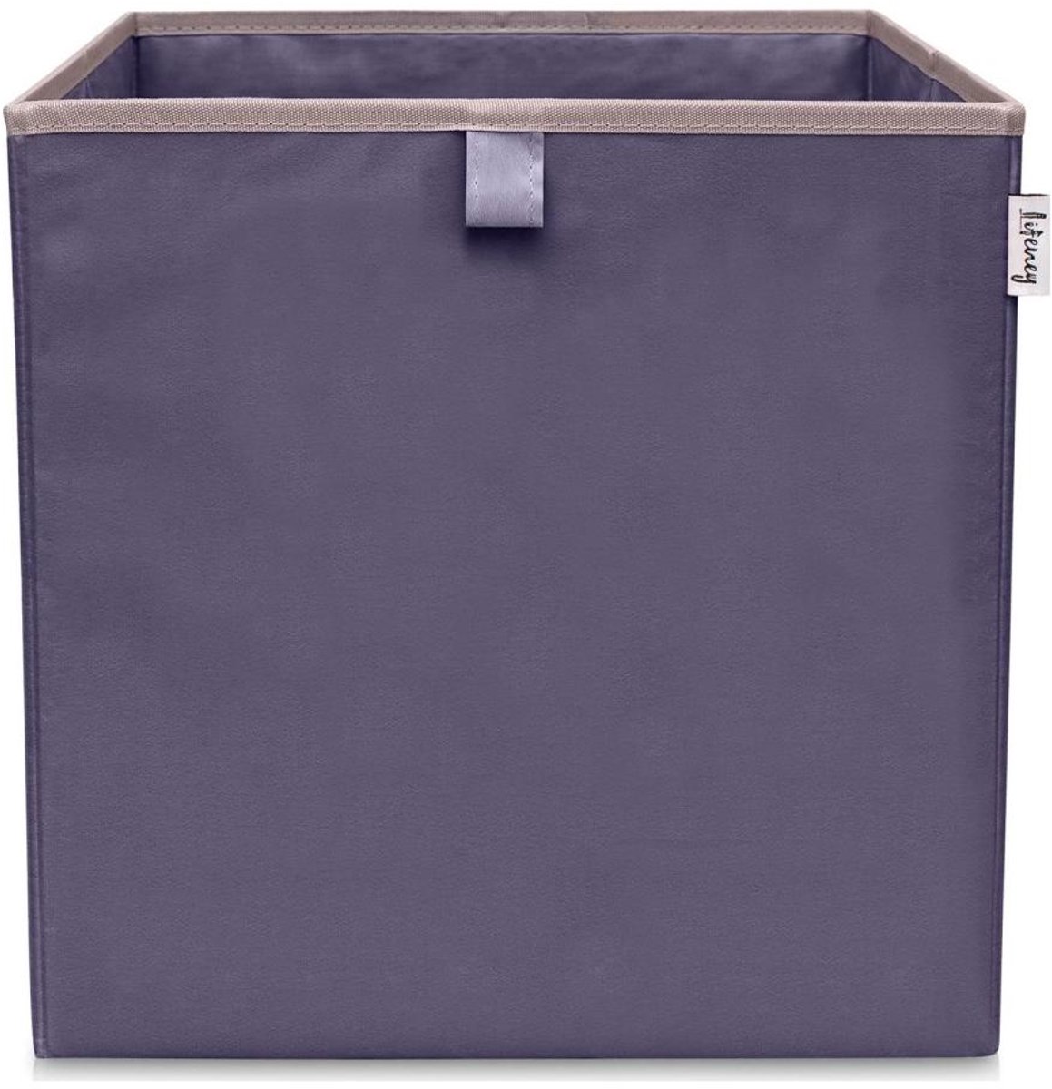 Opbergdoos donkerblauw, compatibel met IKEA KALLAX Lifeney plank