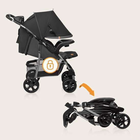 Lionelo Emma Plus - Buggy - lichte - 5-punts gordel - Kinderwagen tot 15kg van LIONELO — afbeelding 5