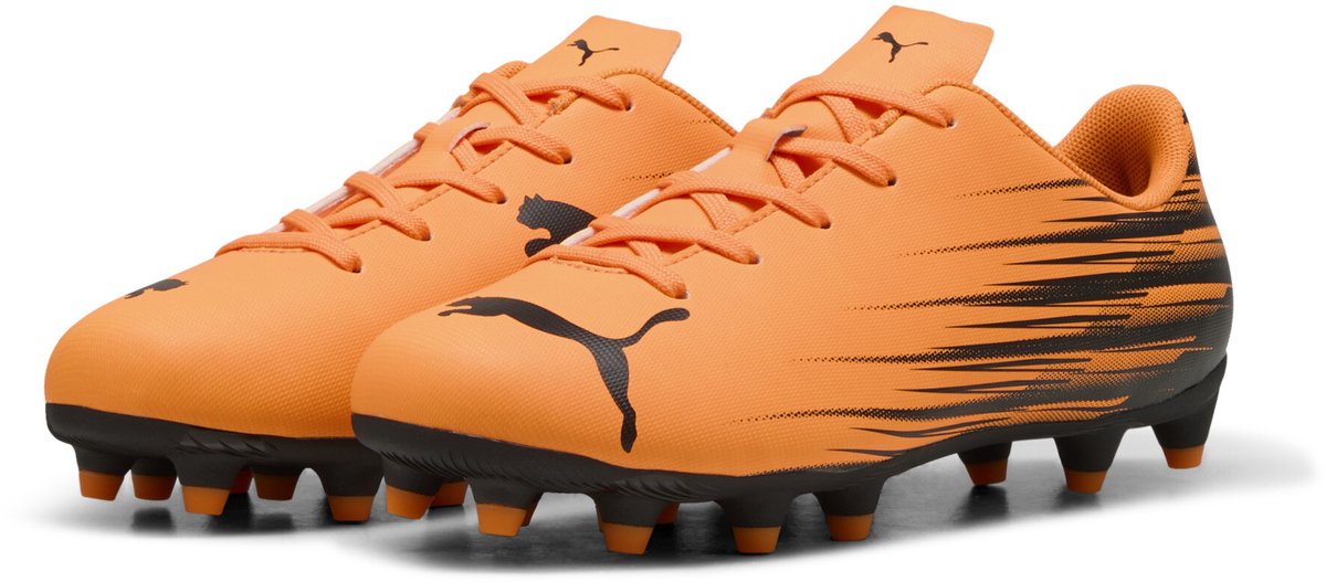 PUMA ATTACANTO II FG/AG Jr Unisex Sportschoenen - Heat Fire-PUMA Black