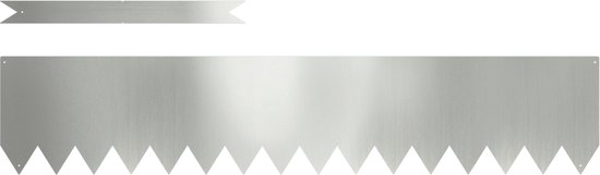 vidaXL - Tuinthema's - 10 - stuks - 100x0,5x20 - cm - Gekalibreerd - Staal