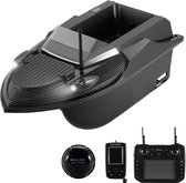 Bateau amorceur T70 - avec GPS et détecteur de poissons - Bateau amorceur carpe - Charge maximale : 3 kg - Portée : 800 m - Zwart - de Faas