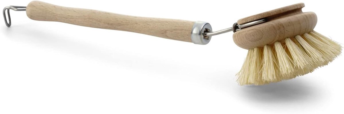 Afwasborstel I Natuurlijke vezel I Hout I Groot I Afwasborstel Keukenborstel Afwasborstel Schrobborstel Reinigingsborstel Borstel Keuken Afwasborstel Plasticvrije keuken