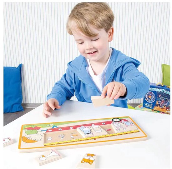 Houten legpuzzel jonge dieren van Houten — afbeelding 2