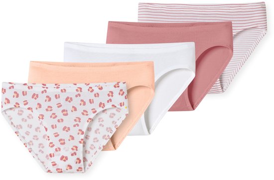 Domee Culotte Shorty Coton Ado Fille - Lot De 10 - Sous-vêtements Confortables Et Respirants