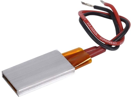 PTC Thermostaatverwarmingsplaat, Jadeshay PTC-verwarmingselement AC/DC 12V Thermostatische Aluminium Omhulling Keramische Verwarmingsplaat, 3W-10W 110℃ Luchtverhitter Constante Temperatuur