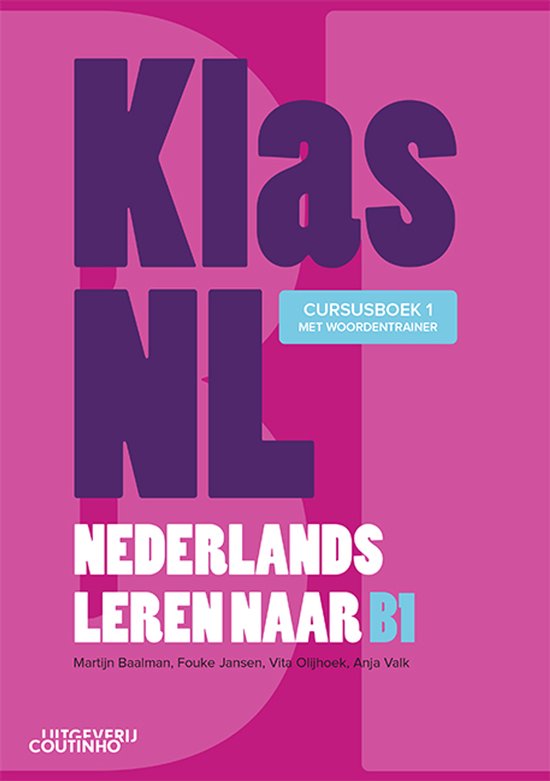 KlasNL - Nederlands leren naar B1 - cursusboek 1 - cover