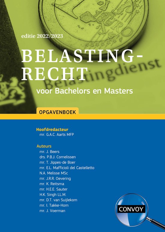 Belastingrecht voor Bachelors en Masters Opgavenboek 2022-20 ... - cover
