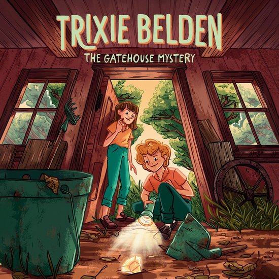 The Gatehouse Mystery: Trixie Belden - cover