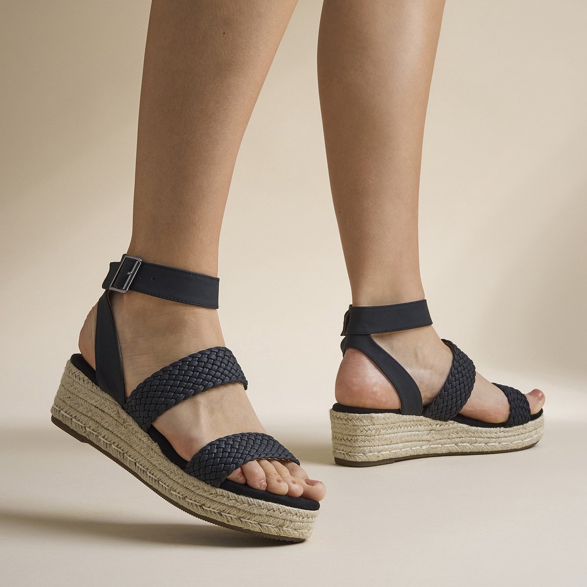 Cellini Espadrilles zwart Synthetisch - Maat 36