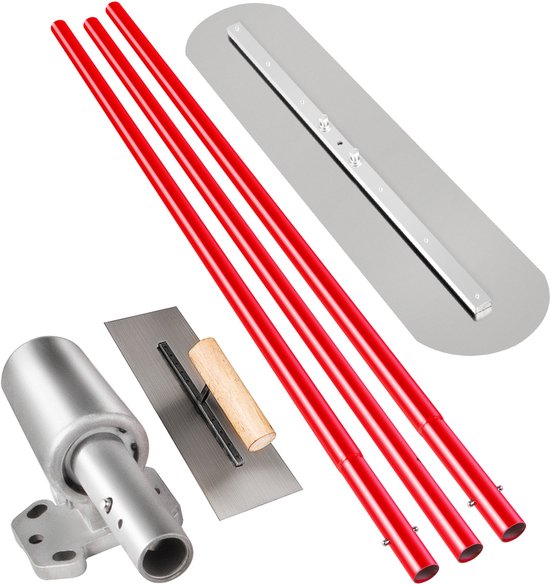 Flotteur à béton Bull Float, 900 x 200 mm, Outils Ciment avec bâtons, support de poignée Bull Float