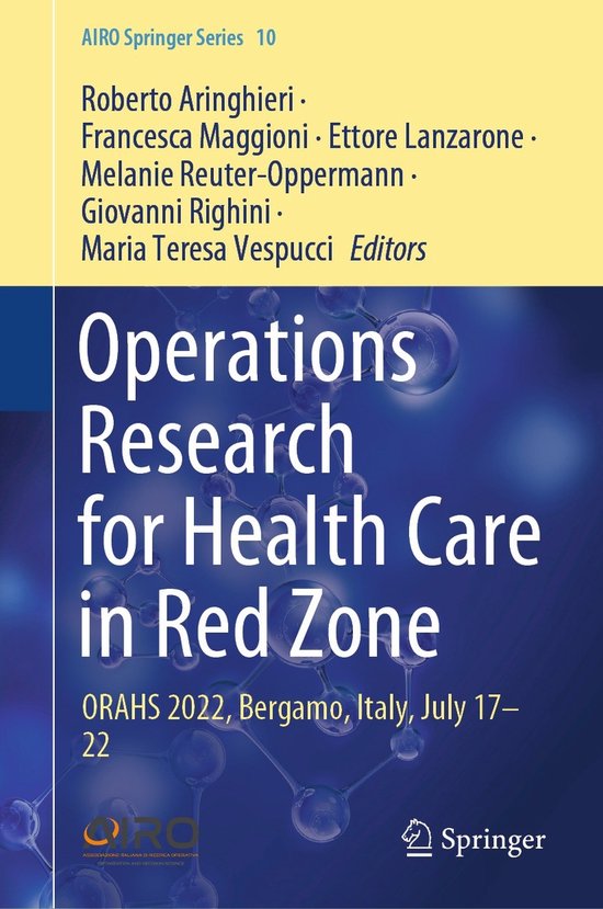 AIRO Springer Series10- Operations Research for Health Care  ... - cover