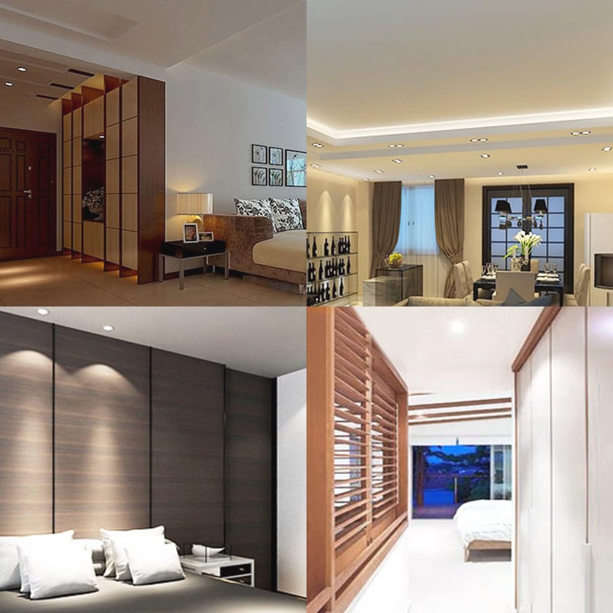 24x Draaibare Inbouwspots GU10 Set - Ronde Inbouwframes in Mat Wit voor LED & Halogeen Lampen
